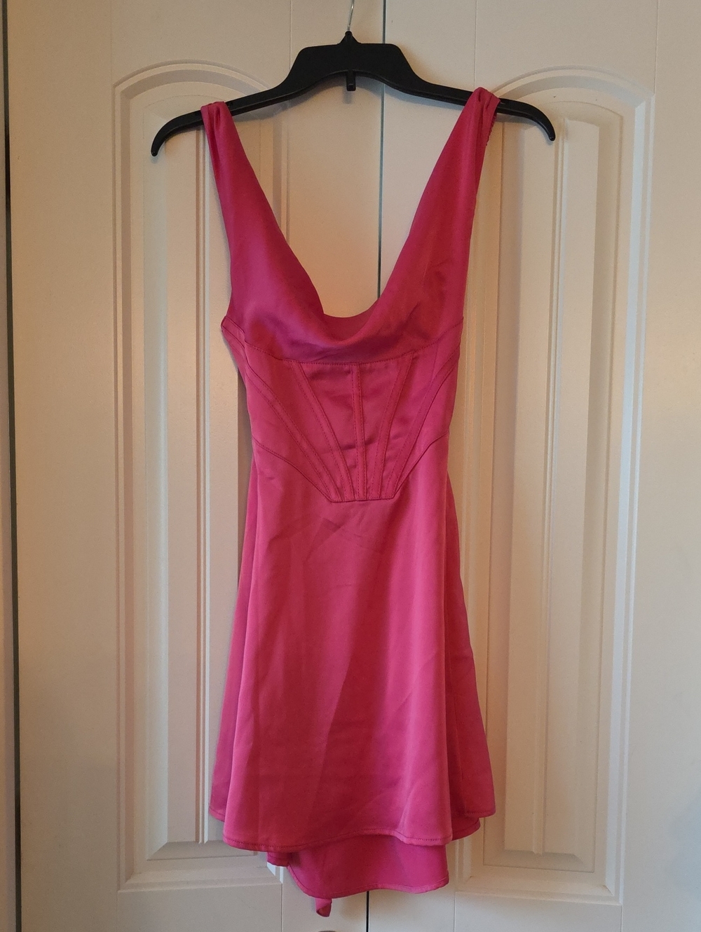 Urban Outfitters Hot Pink High-Low Sleeveless Dress